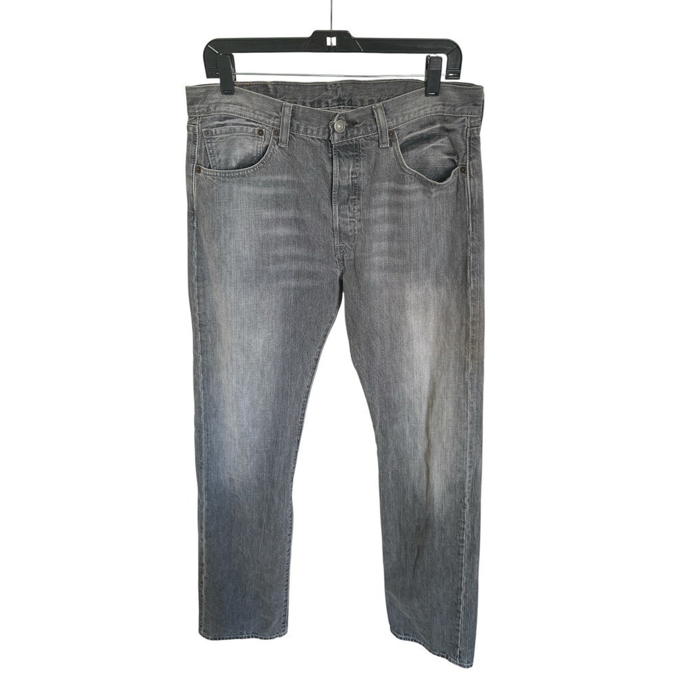 Levi's 501 men's pants, size 33x34, gray, 100% cotton